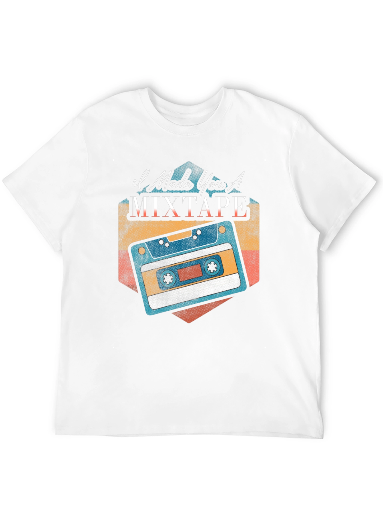 I Made You A Mixtape Black T-Shirt