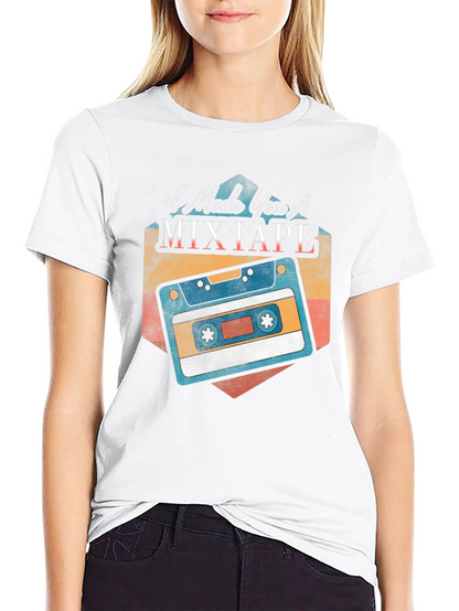 I Made You A Mixtape Black T-Shirt