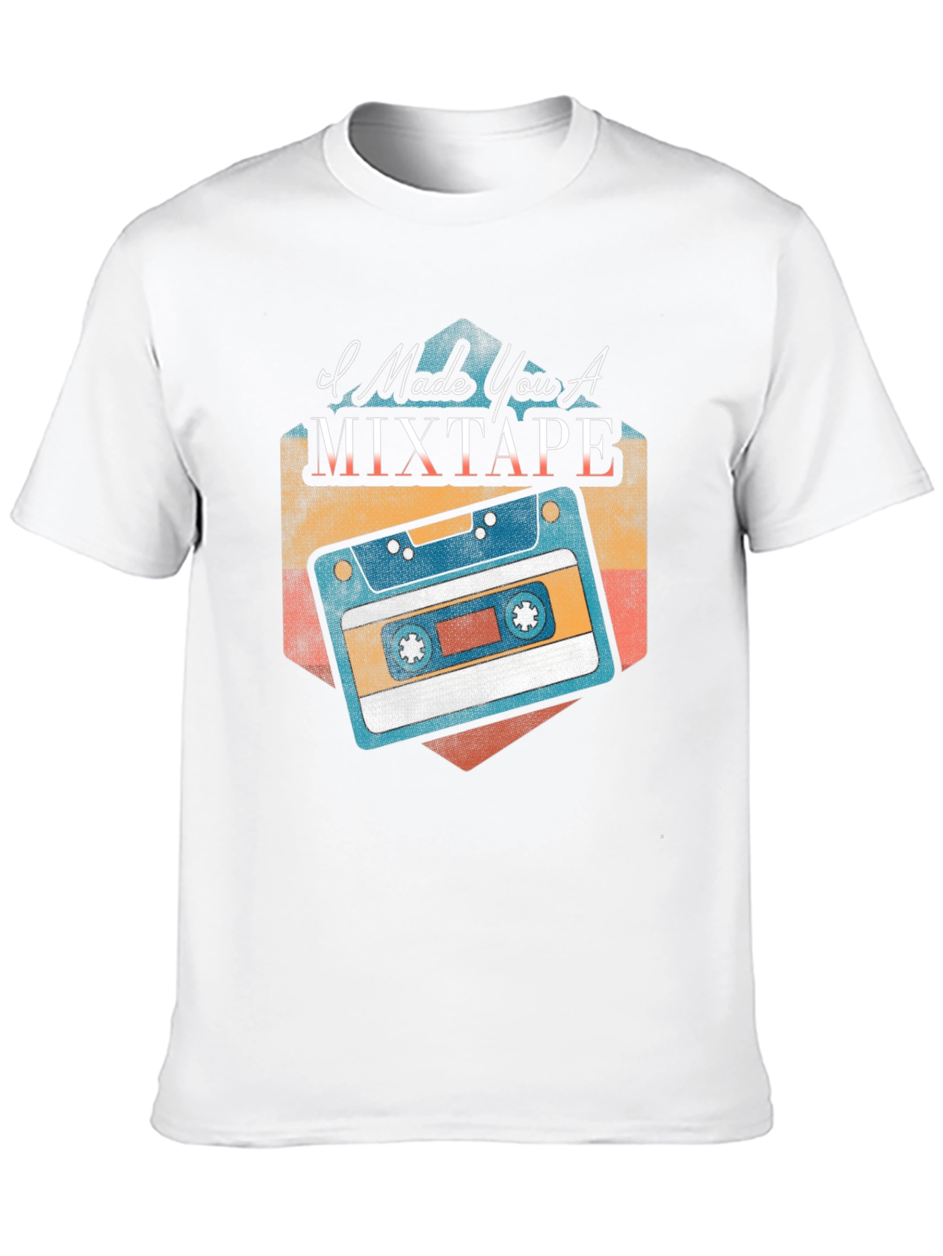 I Made You A Mixtape Black T-Shirt