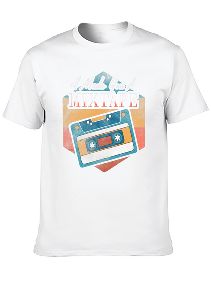 I Made You A Mixtape Black T-Shirt