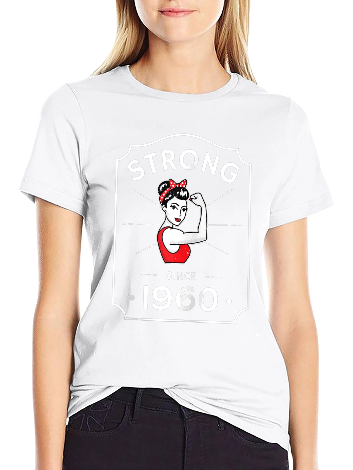 Strong Since 1960 T-Shirt - Retro Feminist Design