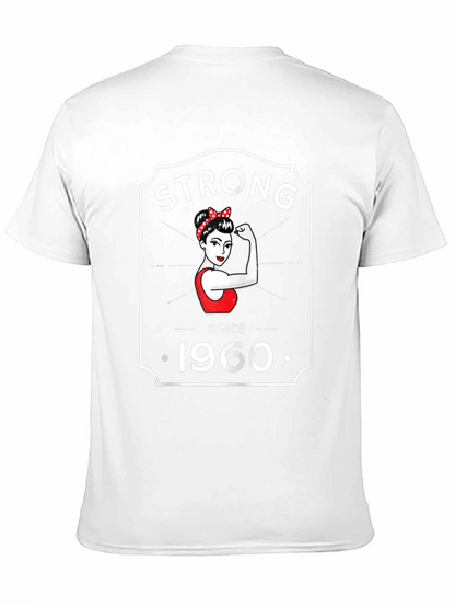 Strong Since 1960 T-Shirt - Retro Feminist Design