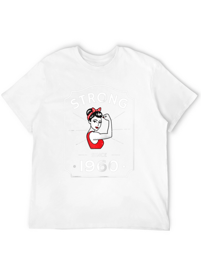 Strong Since 1960 T-Shirt - Retro Feminist Design