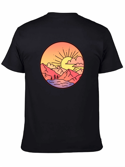 Sunset Mountain Graphic T-Shirt