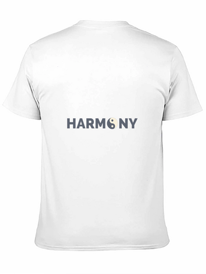 Harmony Yin Yang Graphic Black T-Shirt