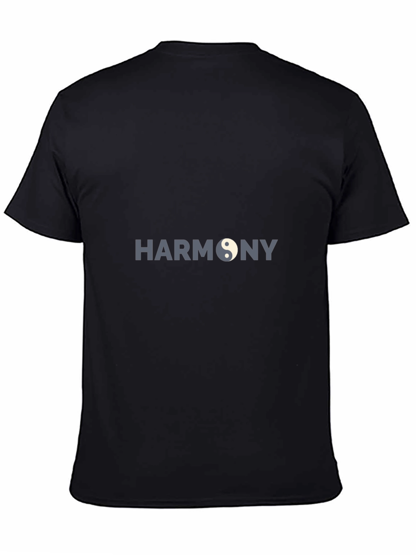 Harmony Yin Yang Graphic Black T-Shirt