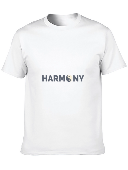 Harmony Yin Yang Graphic Black T-Shirt