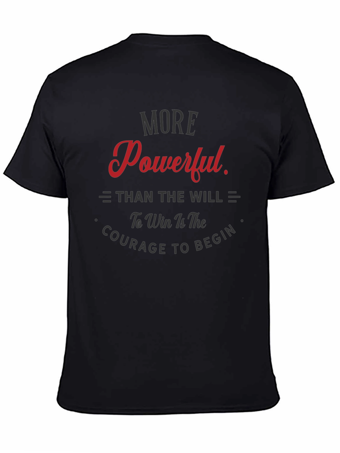 Motivational T-Shirt - Courage to Begin
