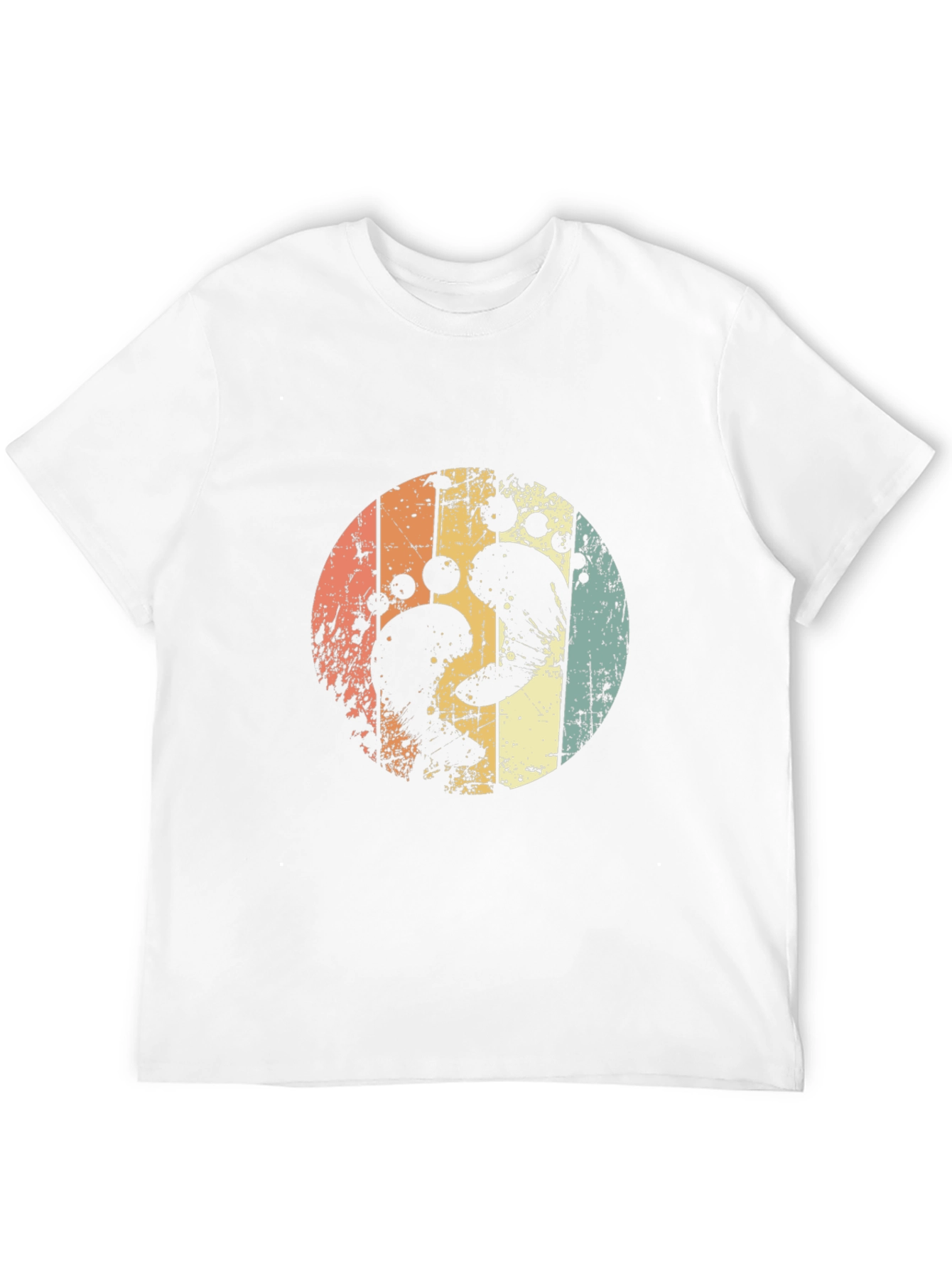 Retro Footprint Circle Tee