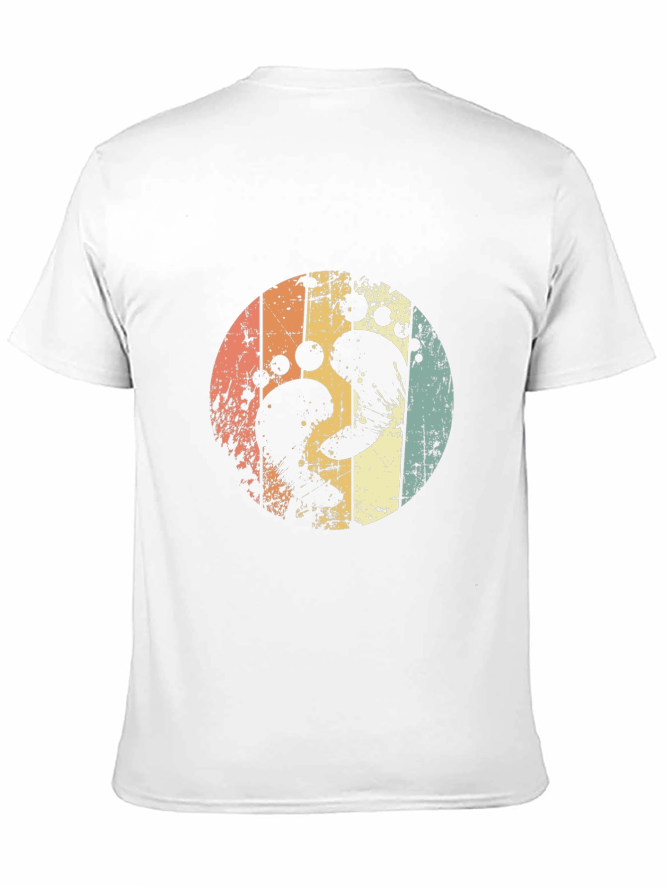 Retro Footprint Circle Tee