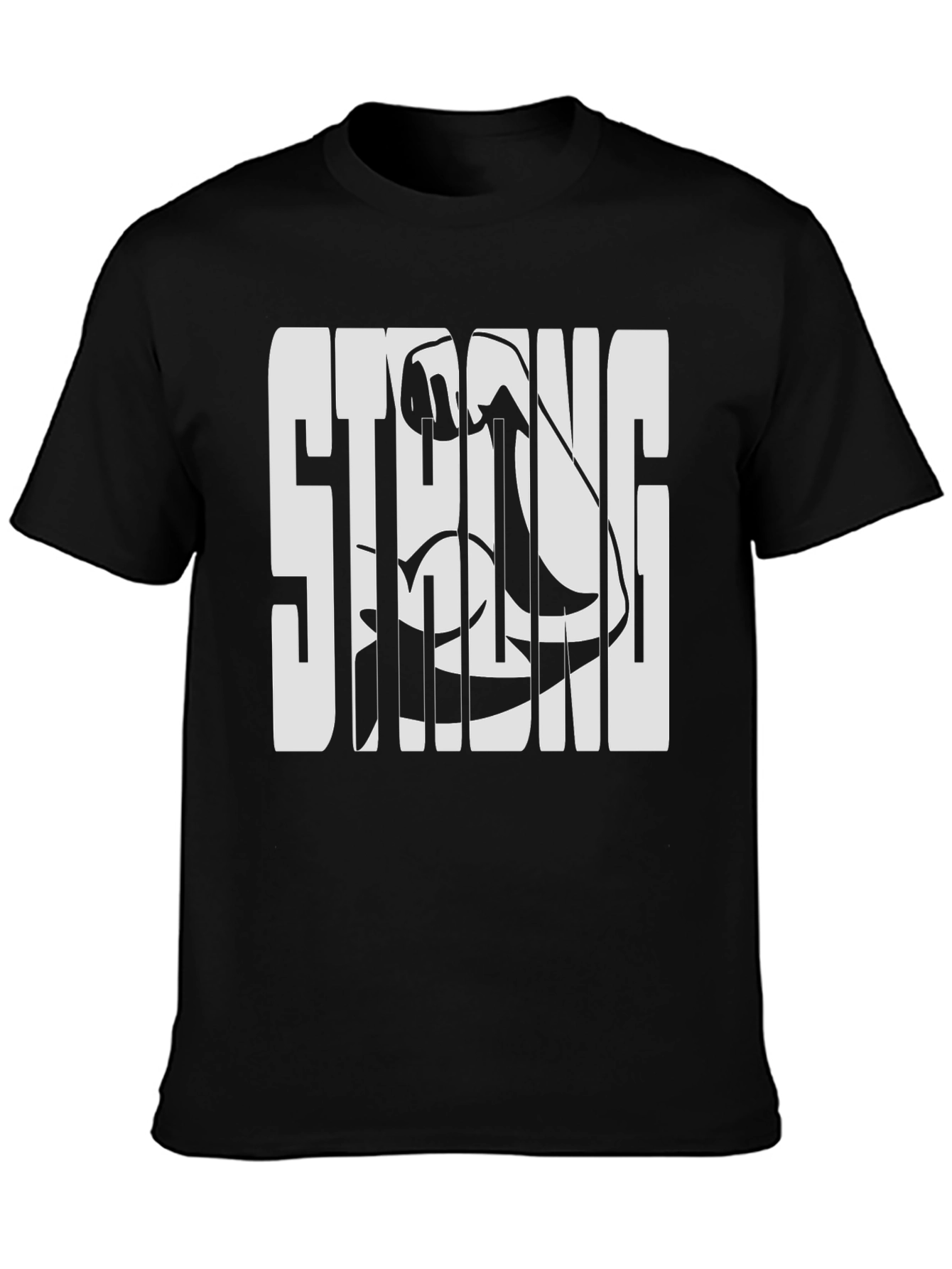 Strong Arm Graphic T-Shirt - Black