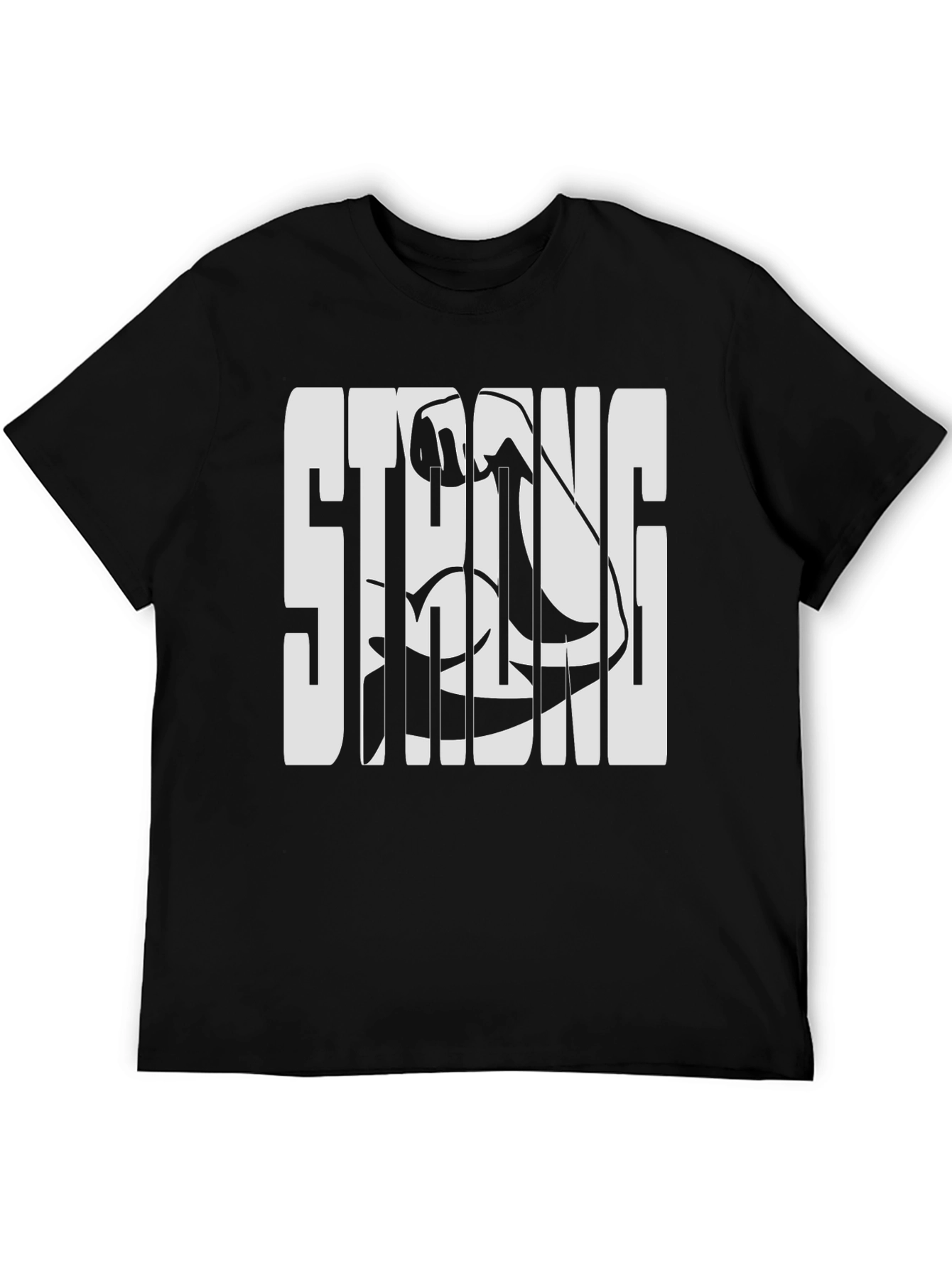 Strong Arm Graphic T-Shirt - Black