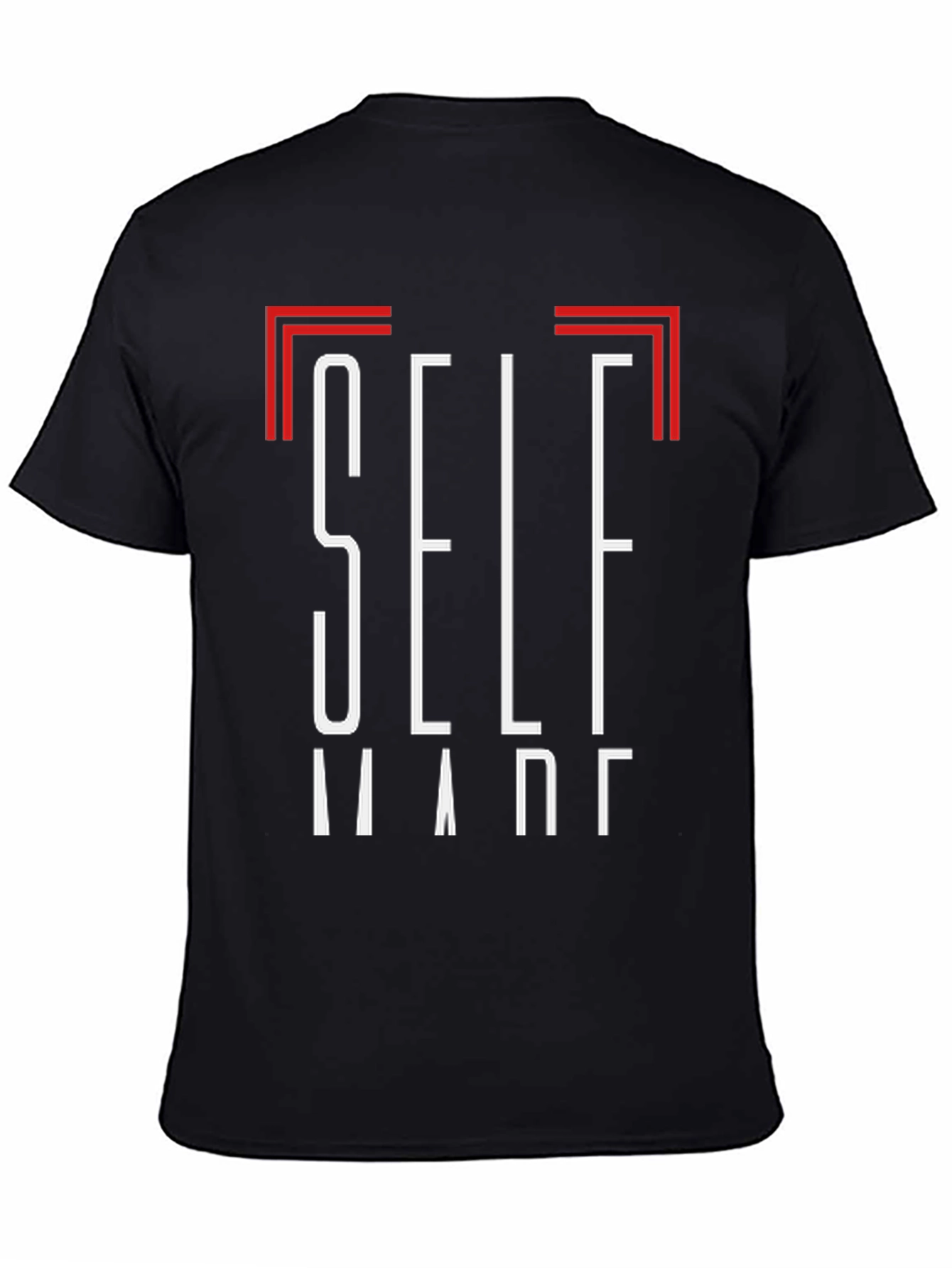 Self Made Black Graphic Tee