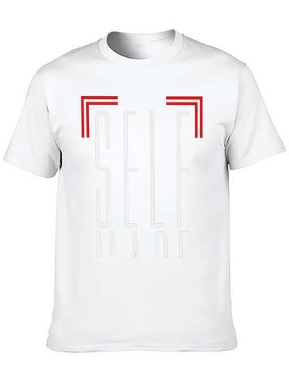 Self Made Black Graphic Tee
