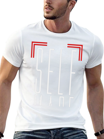 Self Made Black Graphic Tee