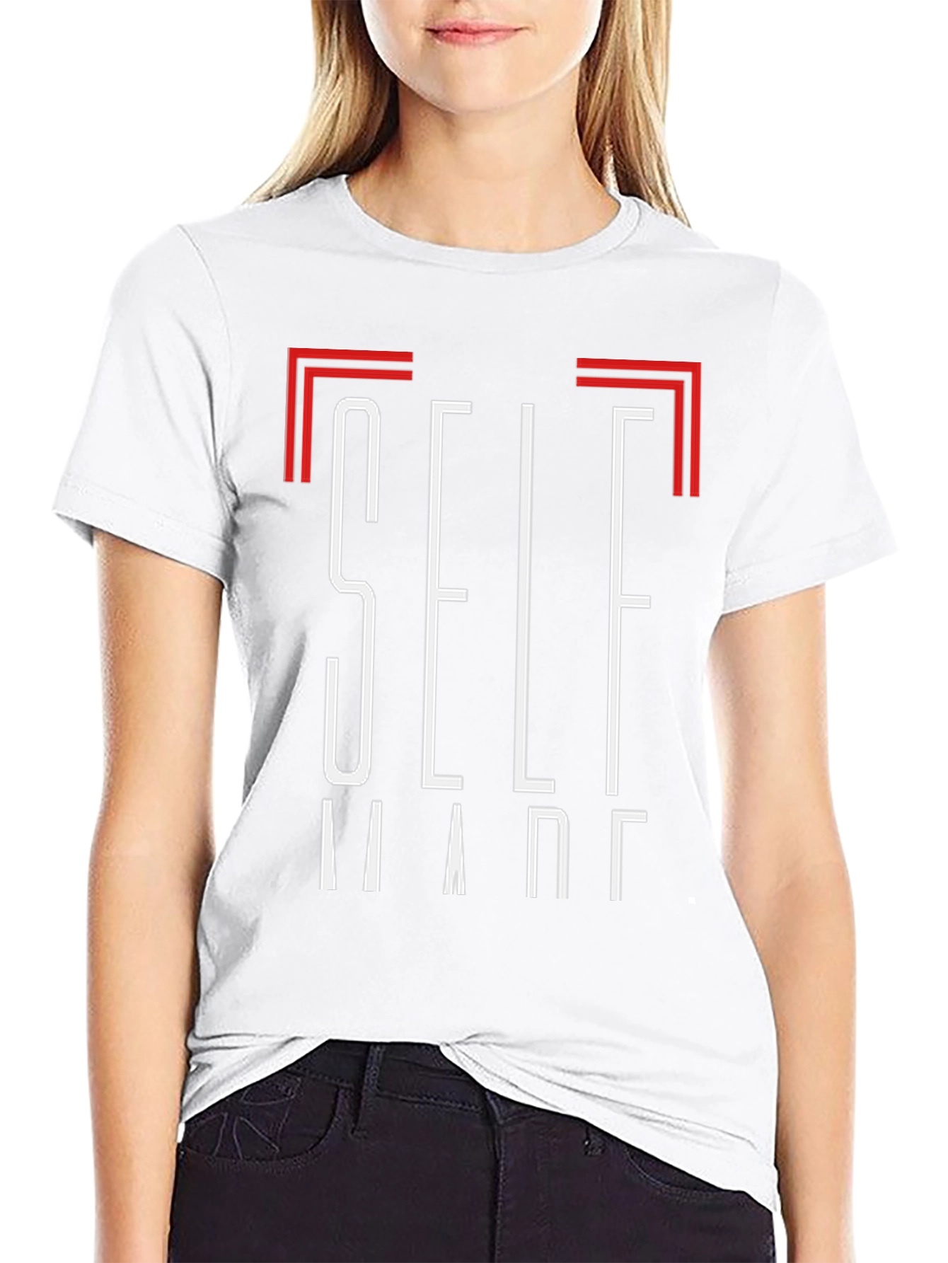 Self Made Black Graphic Tee