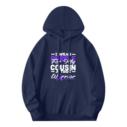I Wear Purple For My Cousin Lupus Warrior Hoodie