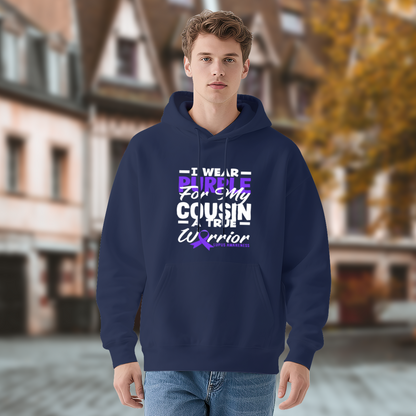I Wear Purple For My Cousin Lupus Warrior Hoodie