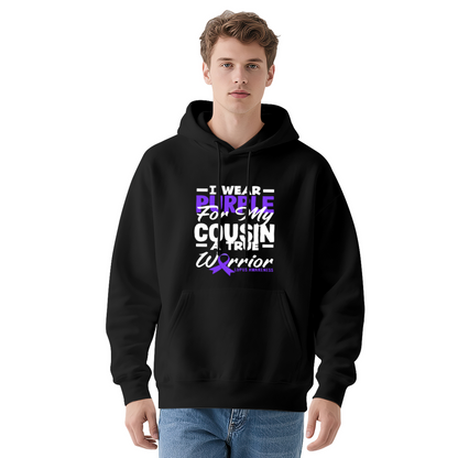 I Wear Purple For My Cousin Lupus Warrior Hoodie