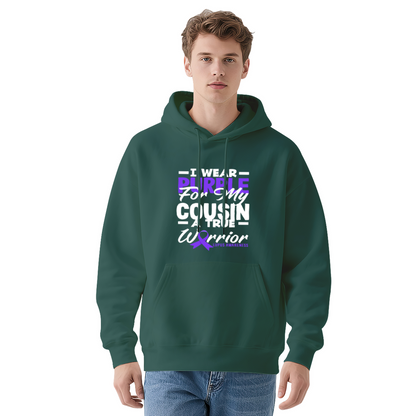 I Wear Purple For My Cousin Lupus Warrior Hoodie