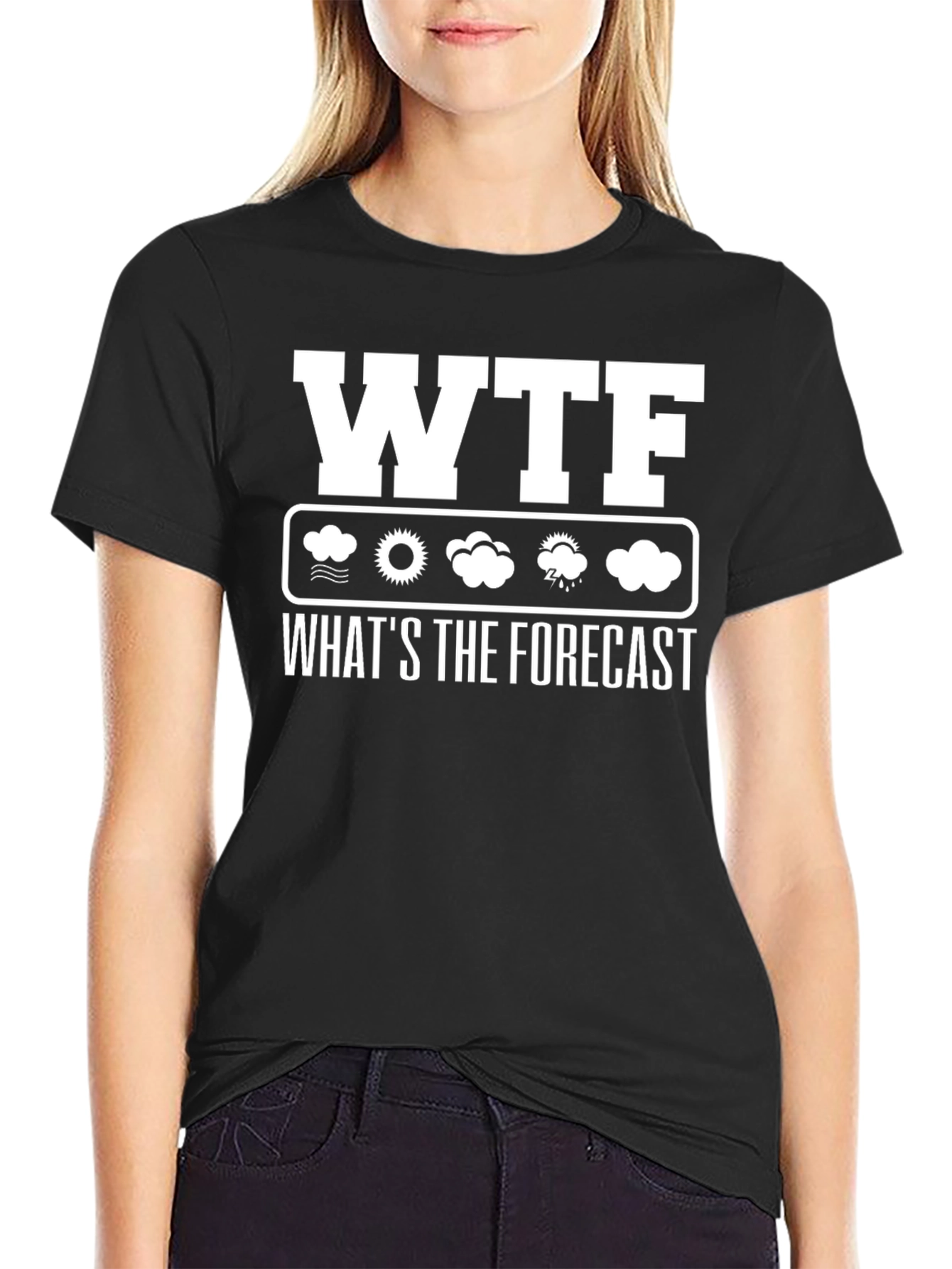 WTF Whats the Forecast Weather Funny T-Shirt