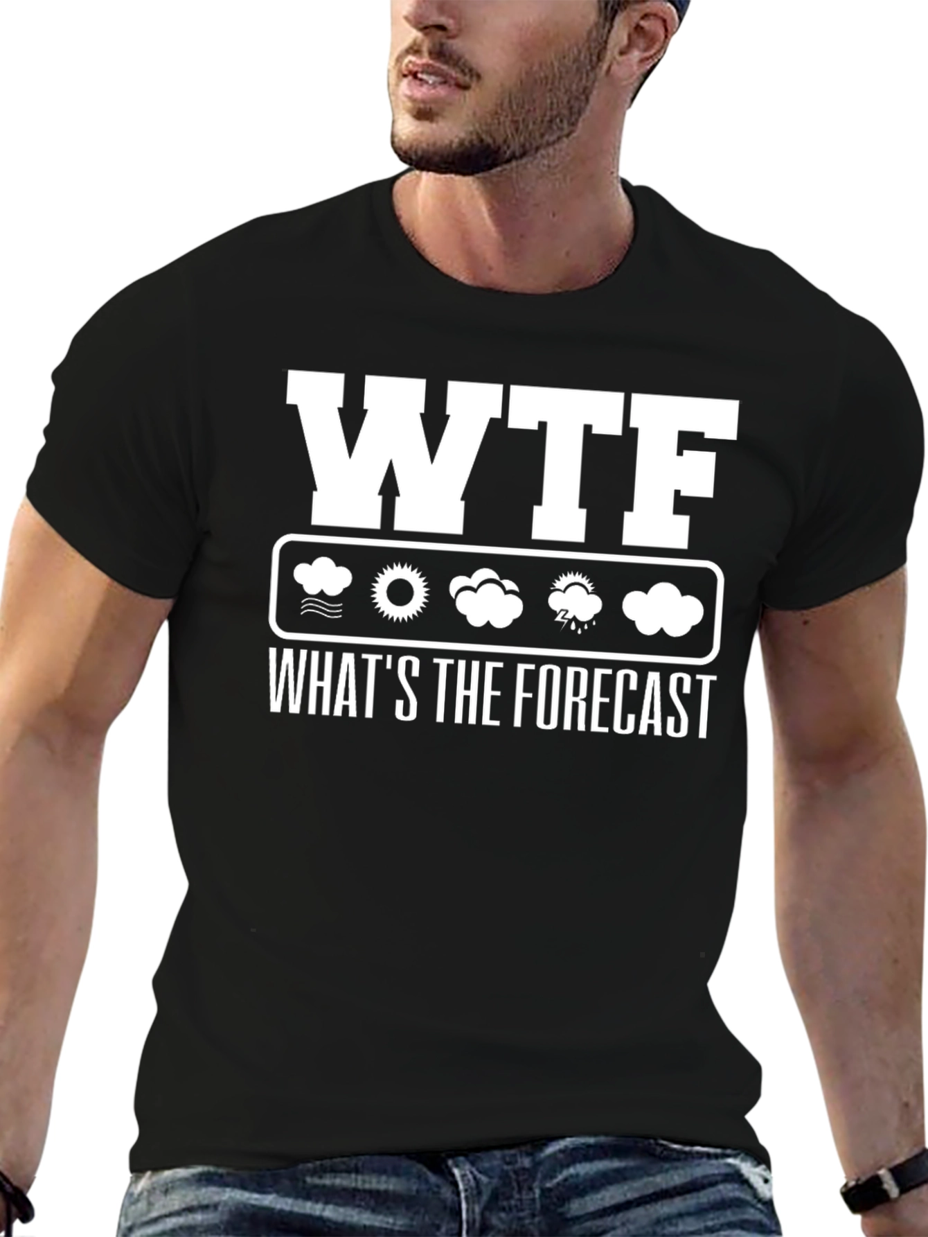 WTF Whats the Forecast Weather Funny T-Shirt