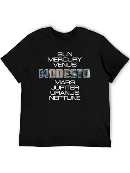 Planets Modesto T-Shirt - Space & City Pride Tee