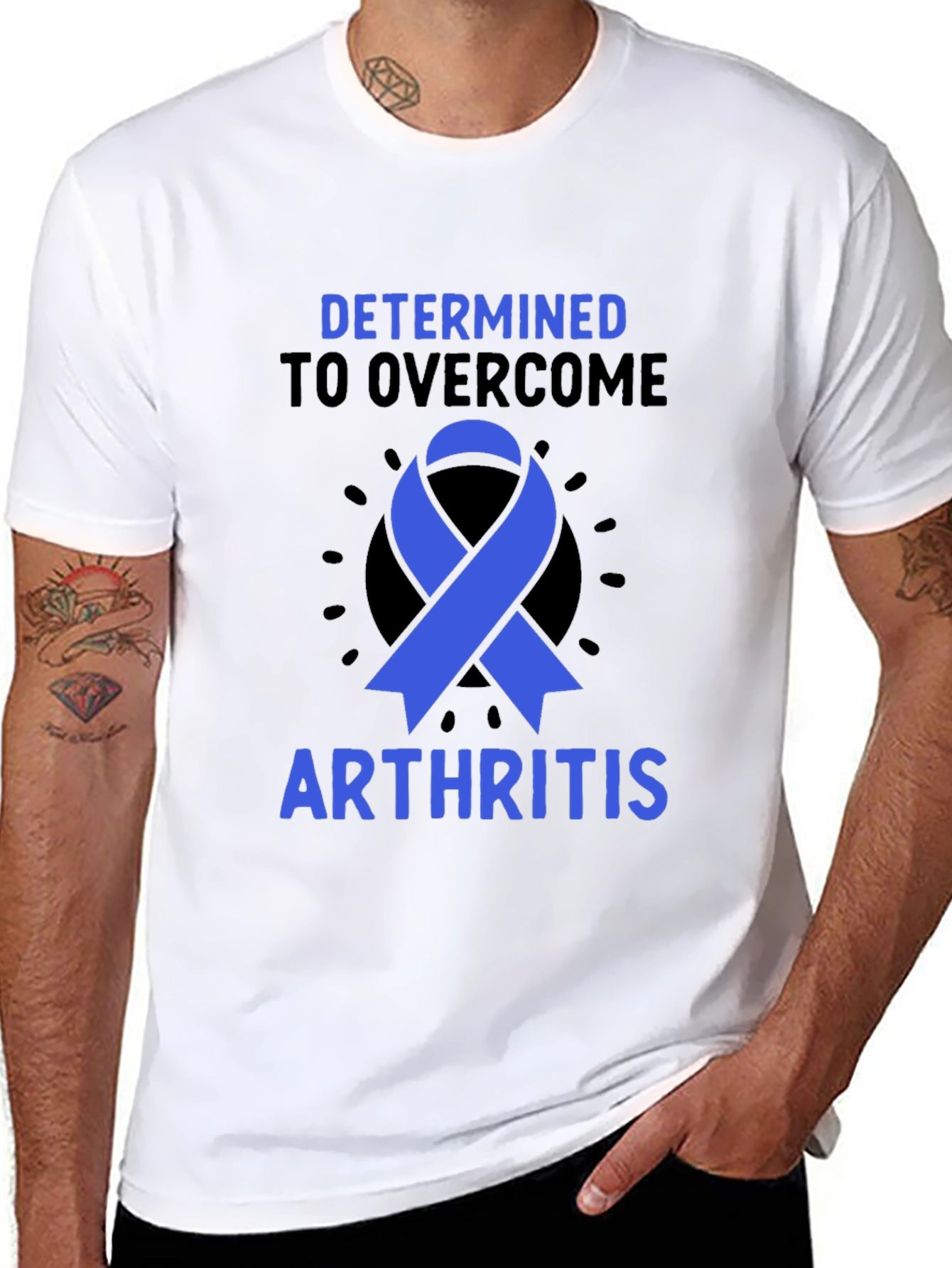 Arthritis Awareness T-Shirt - Determined to Overcome