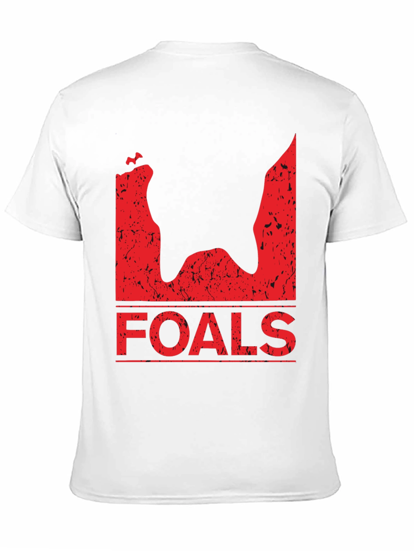 Foals Band T-Shirt - Black Distressed Graphic