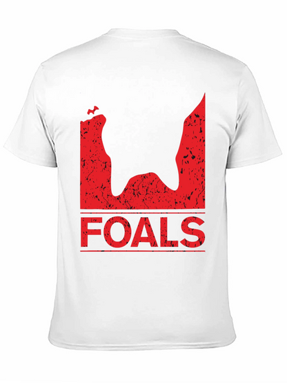 Foals Band T-Shirt - Black Distressed Graphic