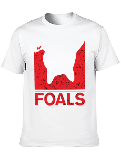 Foals Band T-Shirt - Black Distressed Graphic