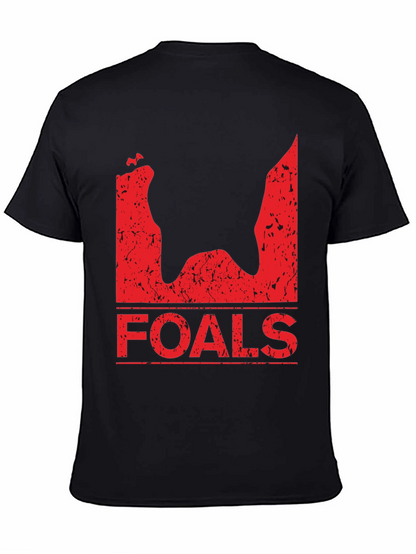 Foals Band T-Shirt - Black Distressed Graphic