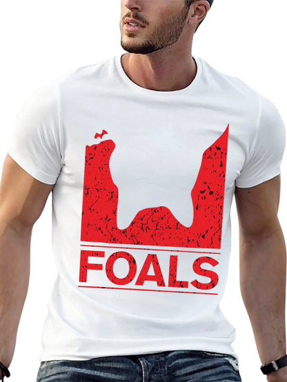 Foals Band T-Shirt - Black Distressed Graphic