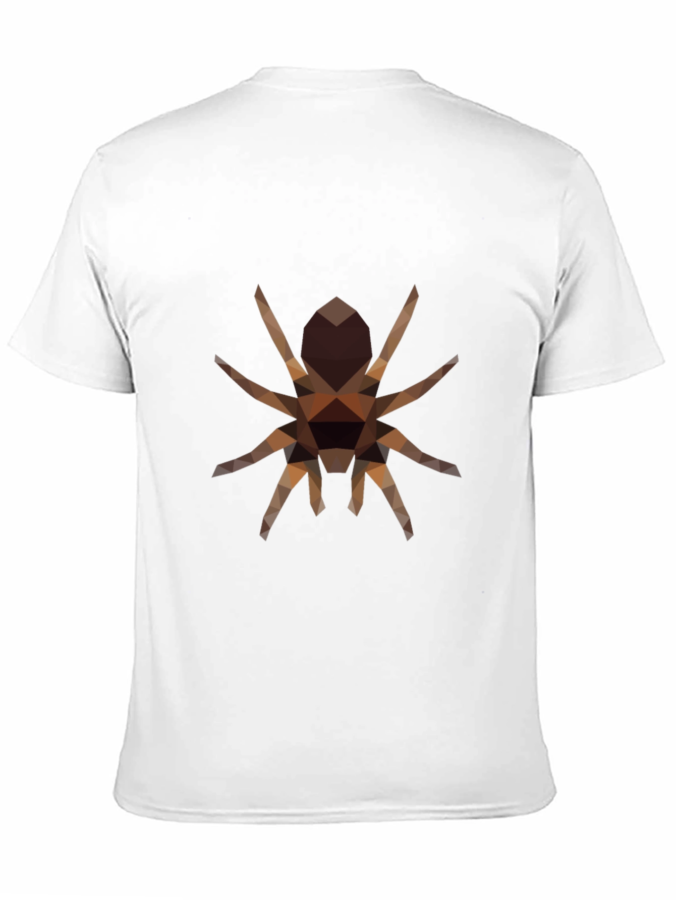 Geometric Spider Graphic Tee - Stylish Black T-Shirt