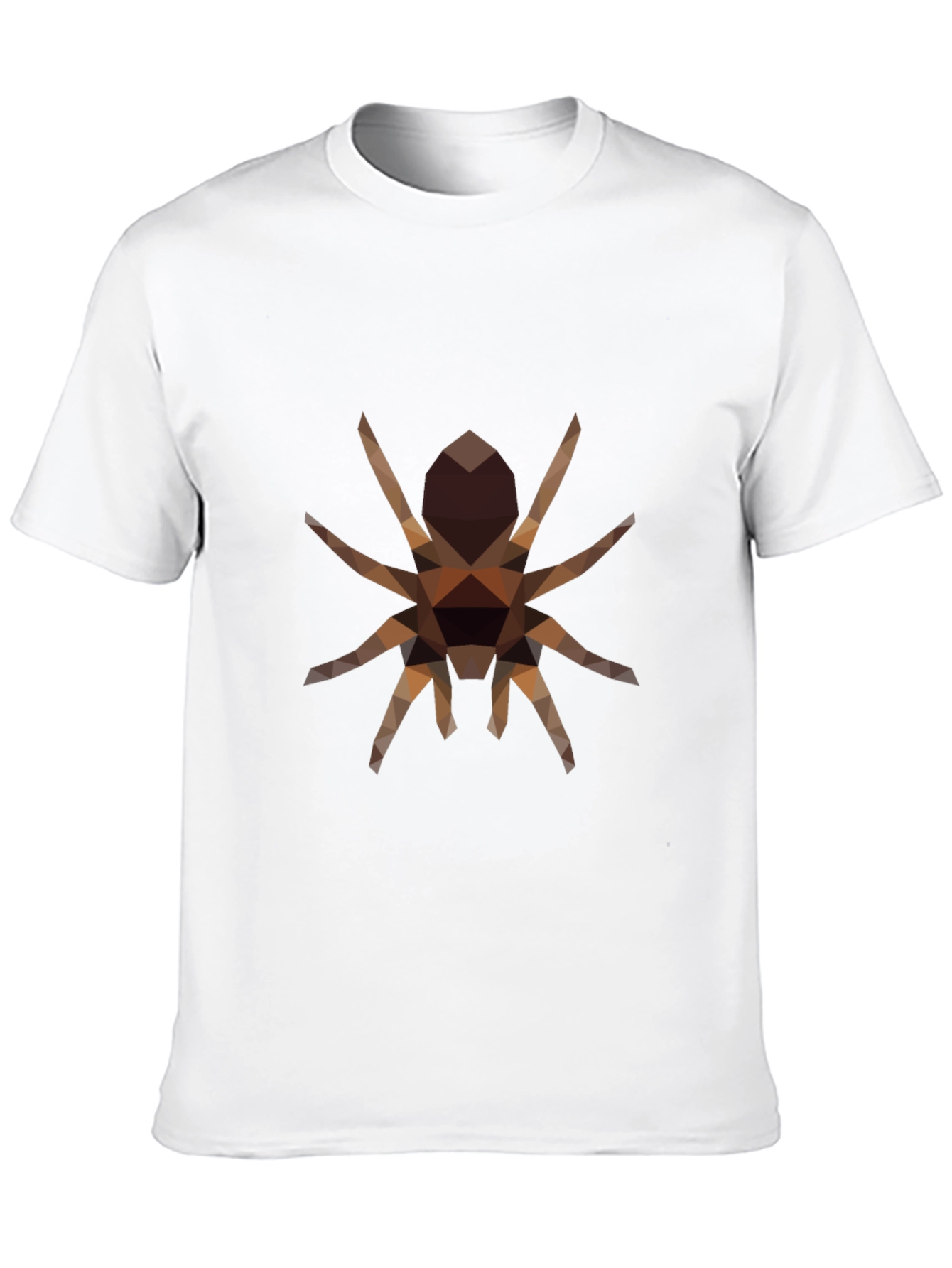 Geometric Spider Graphic Tee - Stylish Black T-Shirt