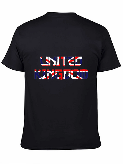 United Kingdom Flag Graphic Black Tee