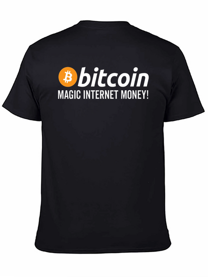 Bitcoin Magic Internet Money Black T-Shirt