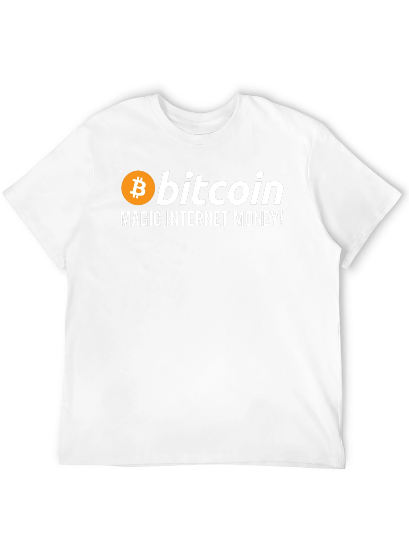 Bitcoin Magic Internet Money Black T-Shirt