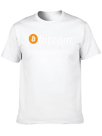 Bitcoin Magic Internet Money Black T-Shirt