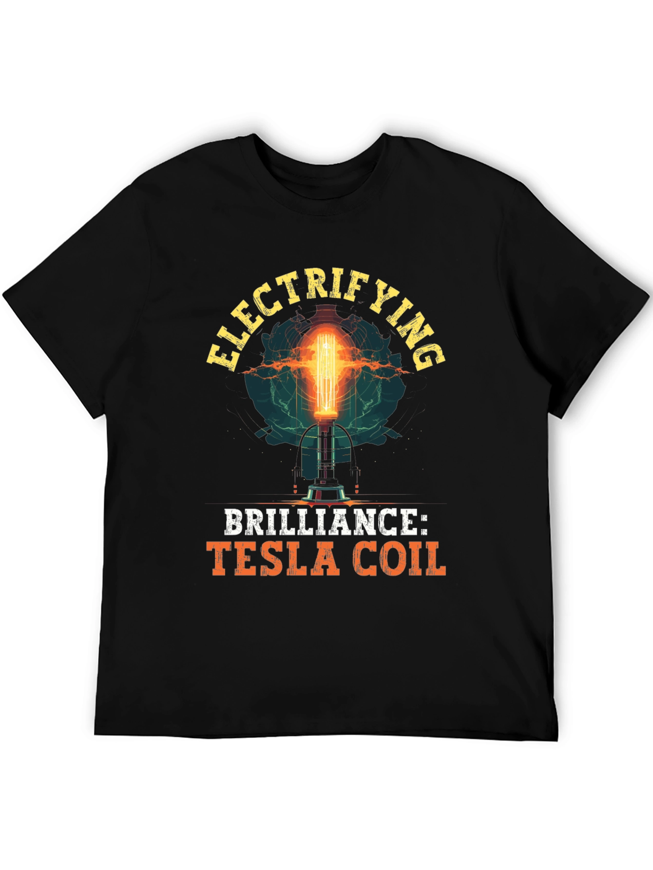 Electrifying Tesla Coil Graphic T-Shirt
