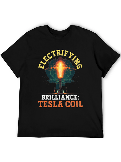 Electrifying Tesla Coil Graphic T-Shirt