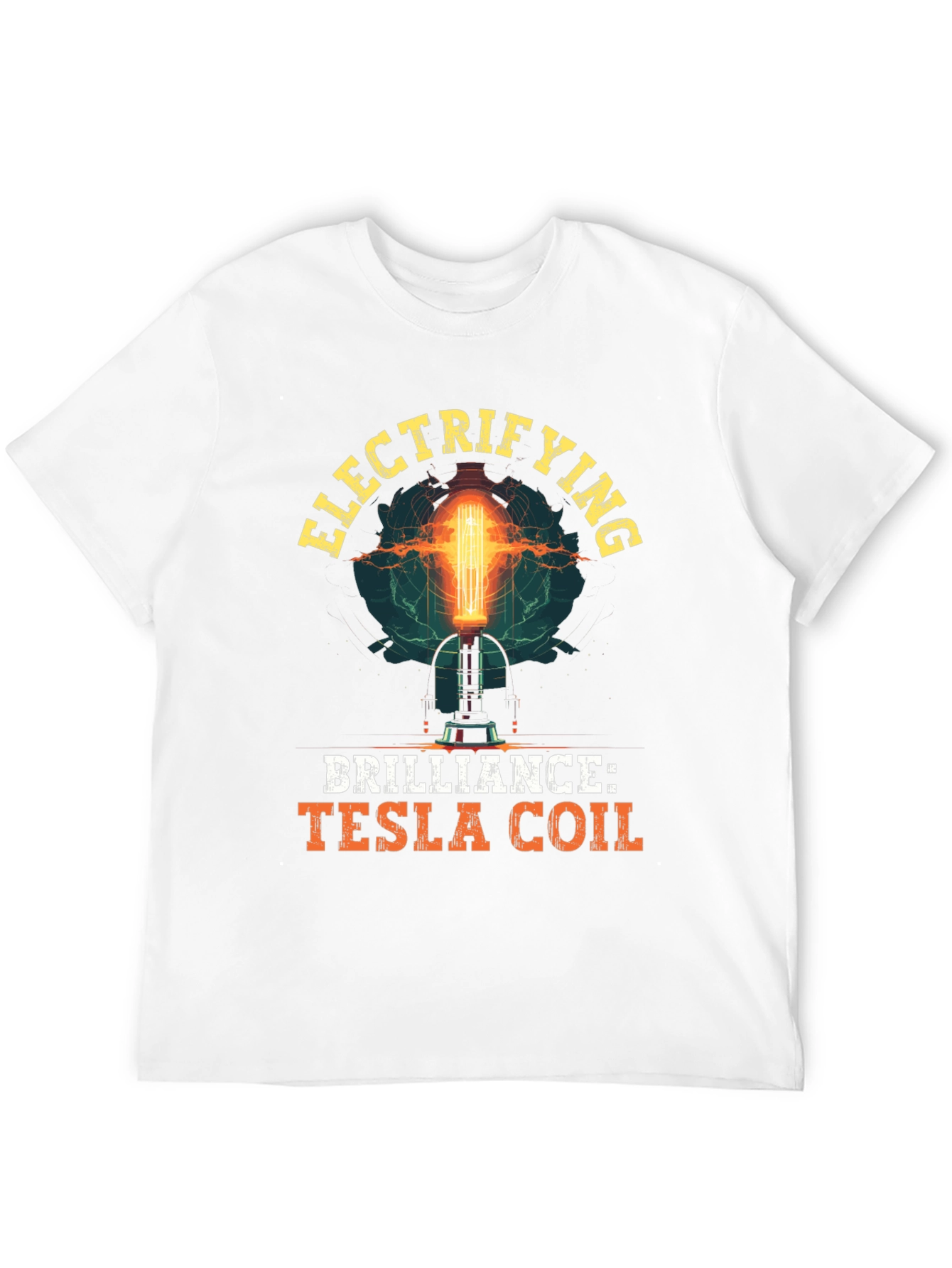 Electrifying Tesla Coil Graphic T-Shirt