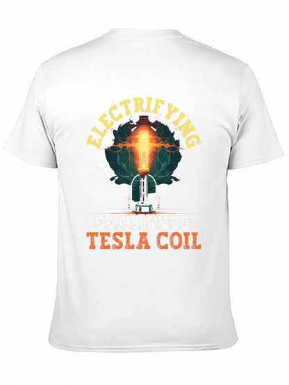 Electrifying Tesla Coil Graphic T-Shirt