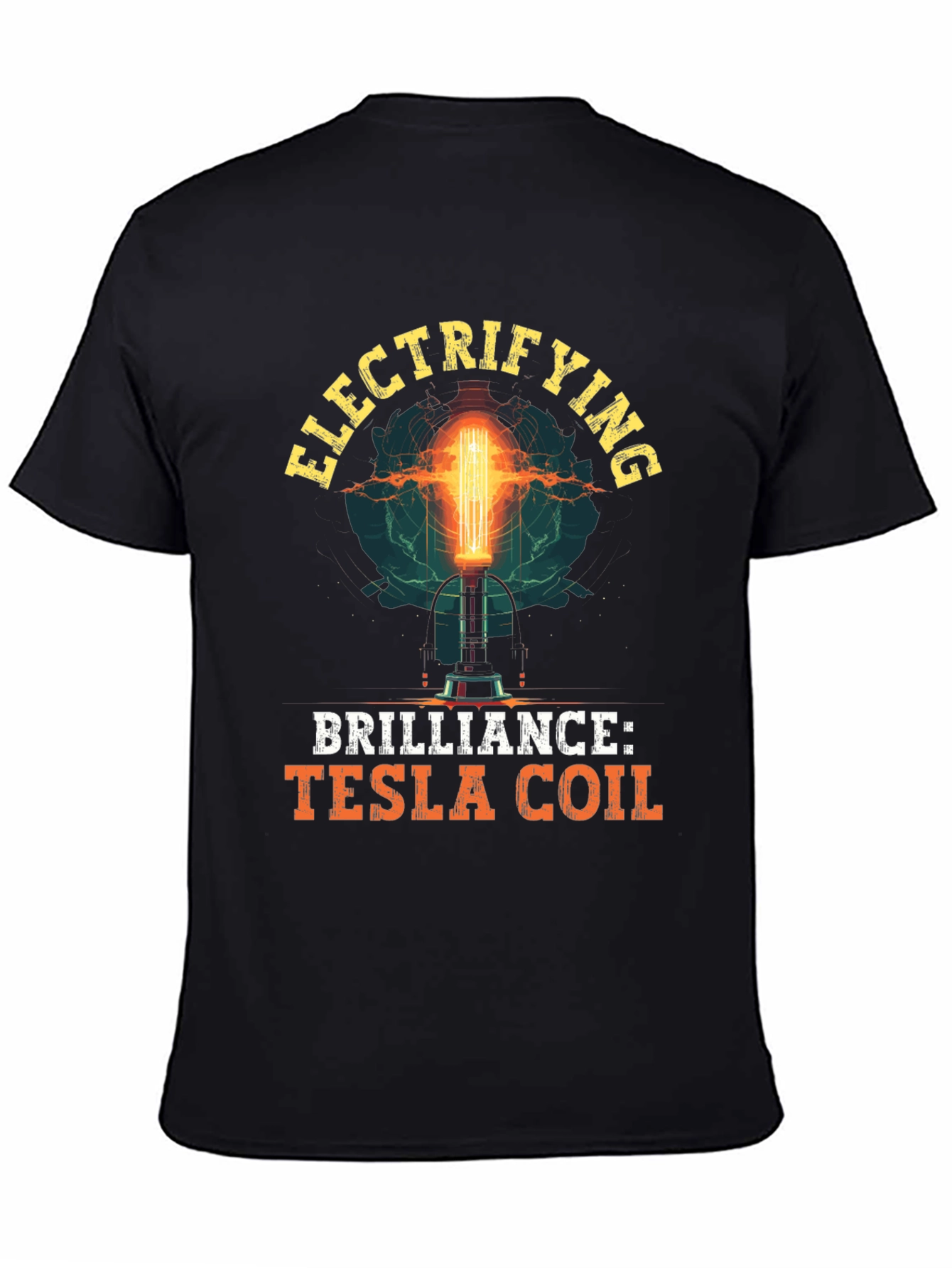 Electrifying Tesla Coil Graphic T-Shirt
