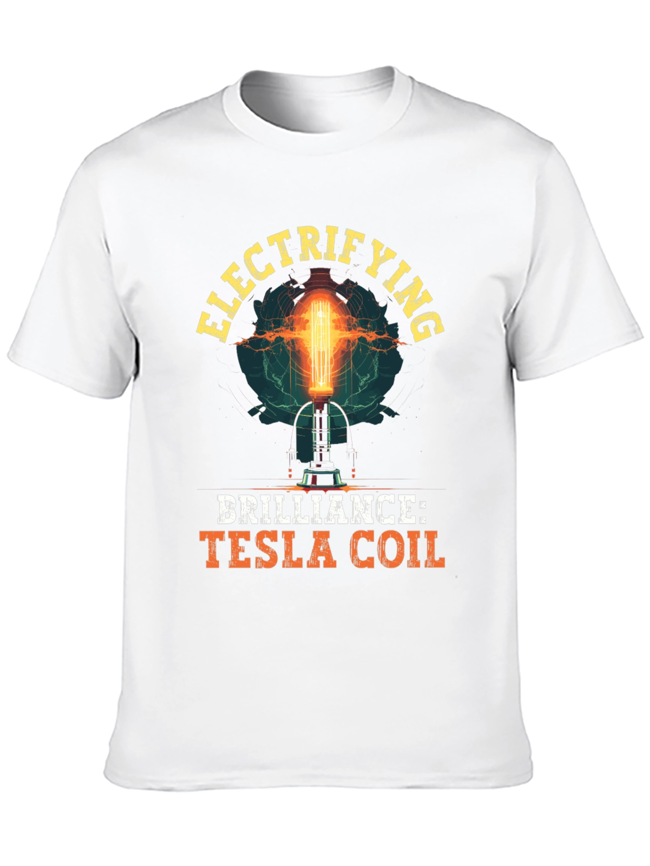 Electrifying Tesla Coil Graphic T-Shirt