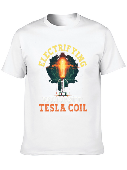 Electrifying Tesla Coil Graphic T-Shirt