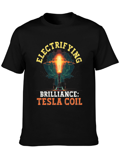 Electrifying Tesla Coil Graphic T-Shirt