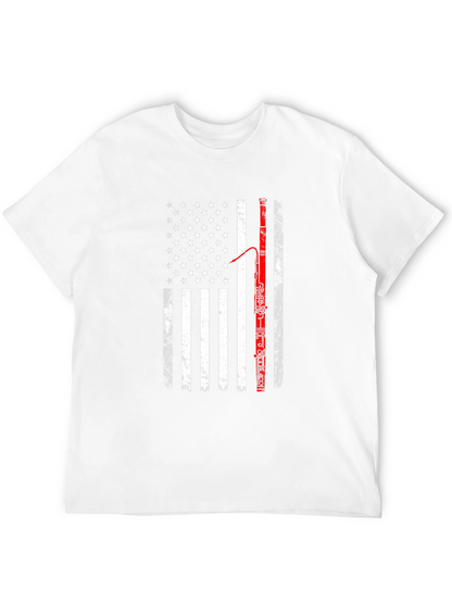 American Flag Bassoon Player T-Shirt