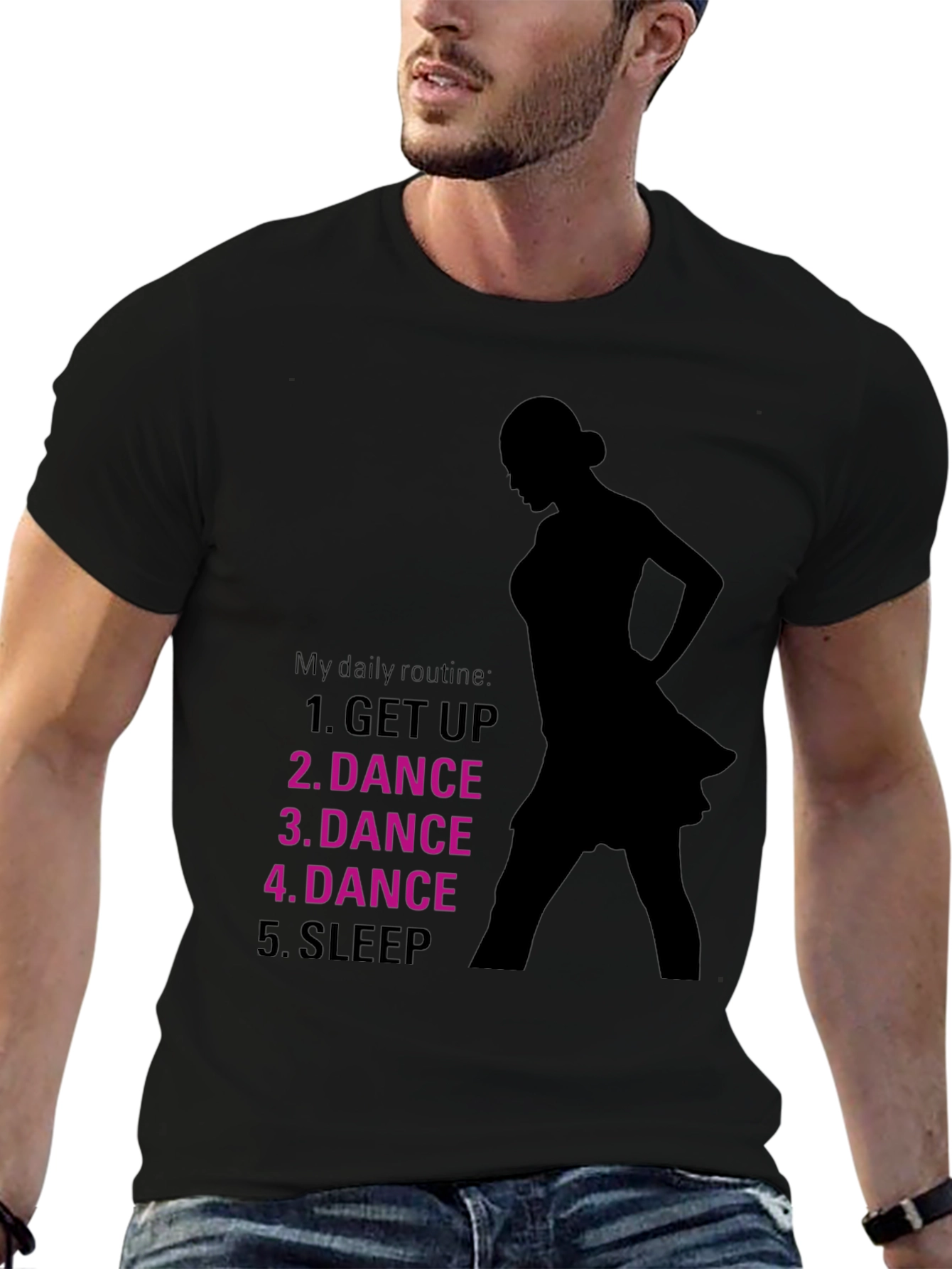 Dance Routine T-Shirt - Dancers Daily Schedule Tee