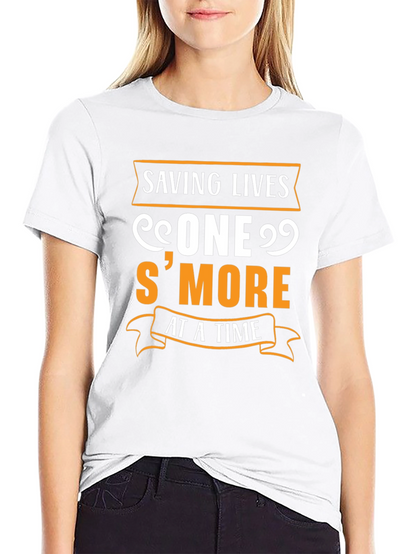 Saving Lives Smore Funny T-Shirt